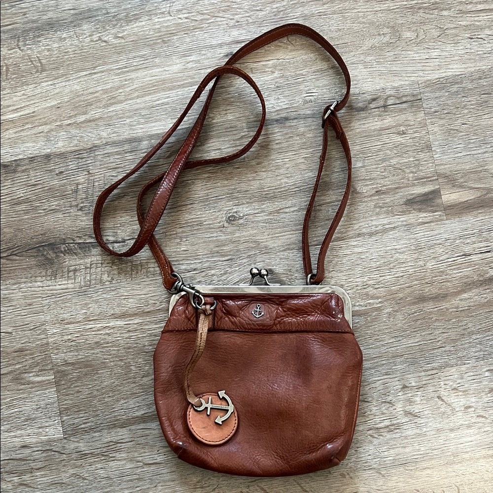 Harbor 2nd Brown Leather Crossbody Bag